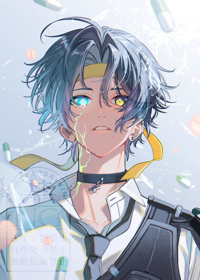 asaba harumasa (zenless zone zero) drawn by momoiro_oji
