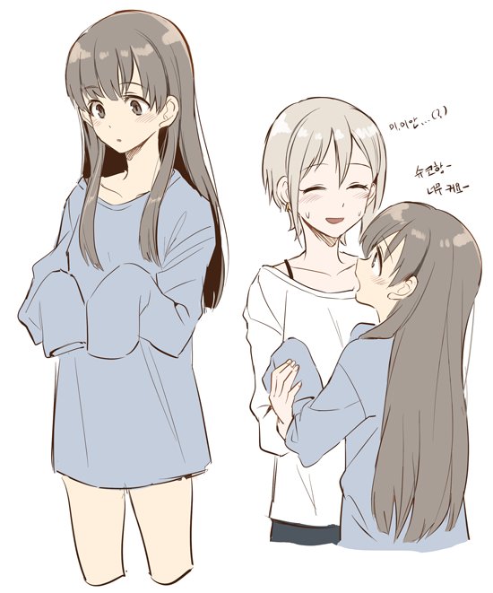 shiomi syuko and kobayakawa sae (idolmaster and 1 more) drawn by akni