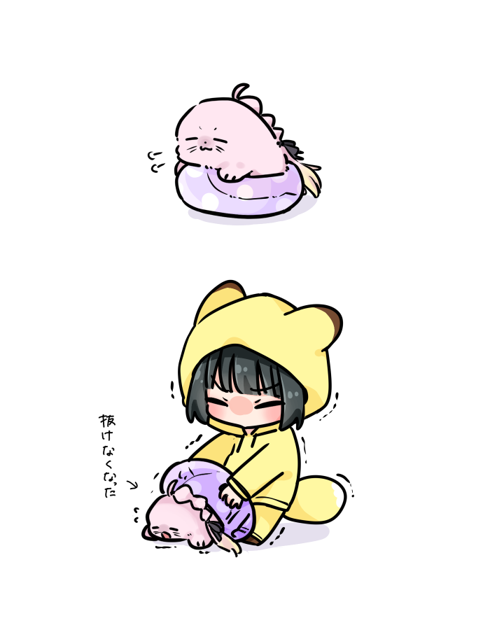 momose ginko and anyoji hime (love live! and 1 more) drawn by shiro_(white_2530)