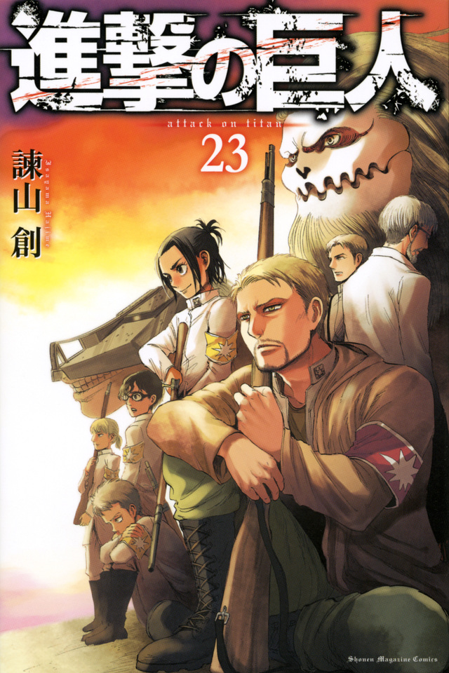 reiner braun, titan, zeke yeager, gabi braun, falco grice, and 5 more (shingeki no kyojin) drawn by isayama_hajime