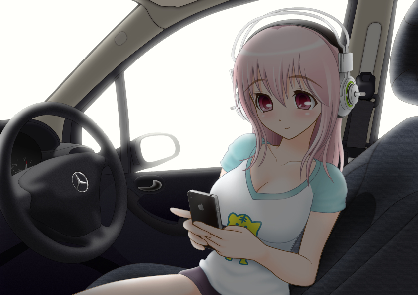 super sonico (nitroplus and 1 more) drawn by tamagomasami