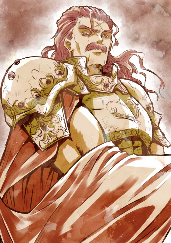 wolfgang krauser (the king of fighters and 1 more) drawn by kagehi_no_loo