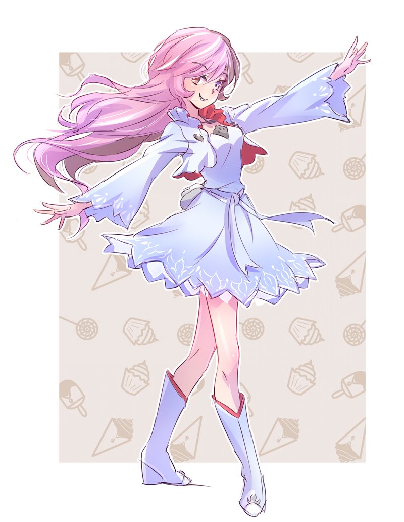 weiss schnee and neopolitan (rwby and 1 more) drawn by iesupa
