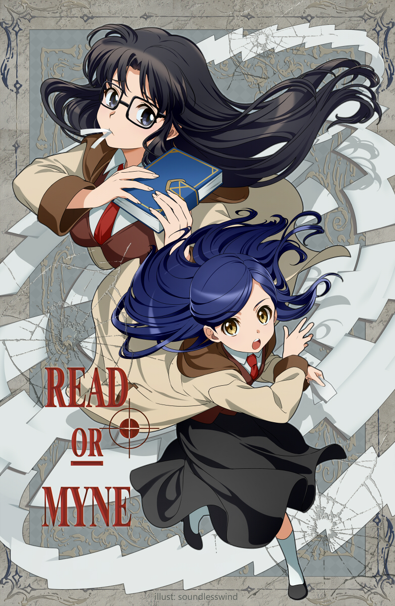 myne and yomiko readman (honzuki no gekokujou and 1 more) drawn by kaze-hime