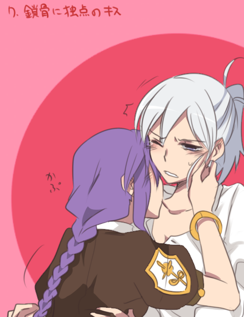 sion eltnam, sion eltnam atlasia, and riesbyfe stridberg (tsukihime and 1 more) drawn by 6_(yuchae)