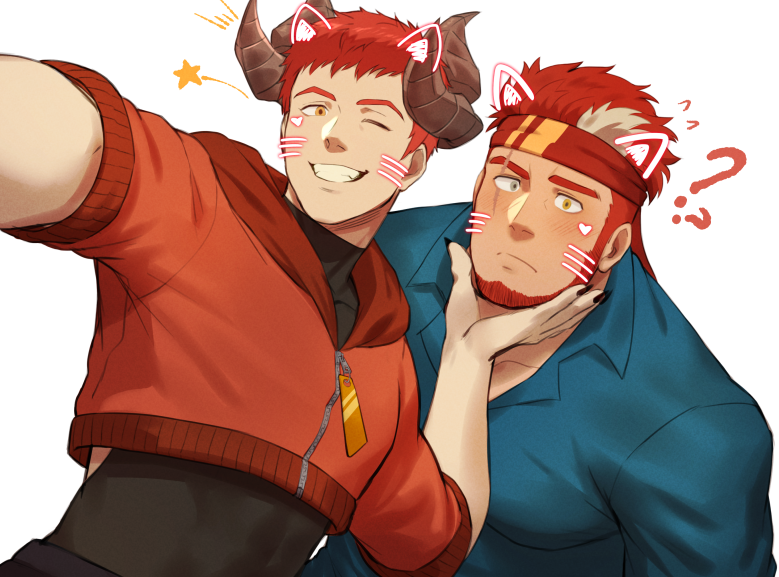 ryuugen drake and cayen ne (pokemon and 1 more) drawn by sai_(serialmilq)