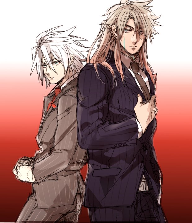 karna and siegfried (fate and 2 more) drawn by ag_ss41
