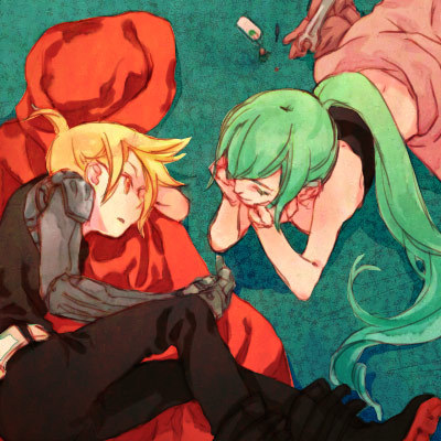 hatsune miku, kagamine len, edward elric, and winry rockbell (vocaloid and 1 more)