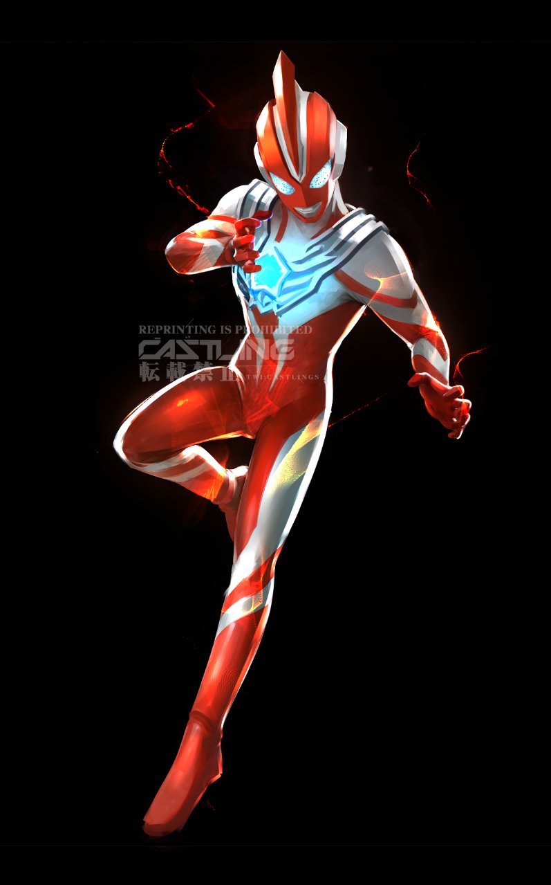 ultraman omega (ultra series and 1 more) drawn by castlings