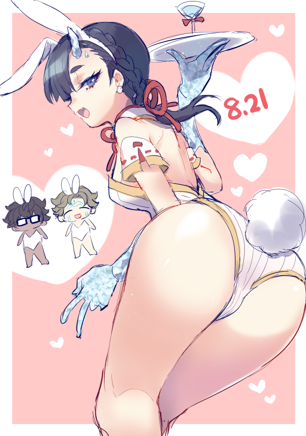 taion, isurd, and nimue (xenoblade chronicles and 1 more) drawn by himeno345