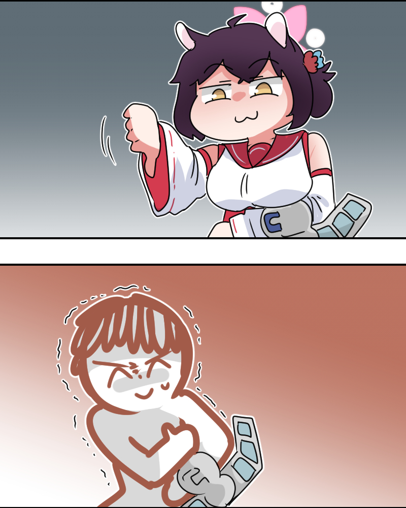 sensei, doodle sensei, and kaede (blue archive and 1 more) drawn by c/h