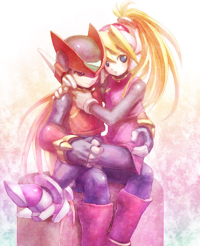 zero, zero(z), and ciel (mega man and 1 more) drawn by piggy