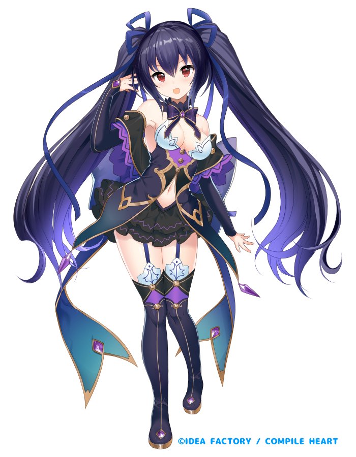 noire (neptune and 1 more) drawn by hayama_eishi