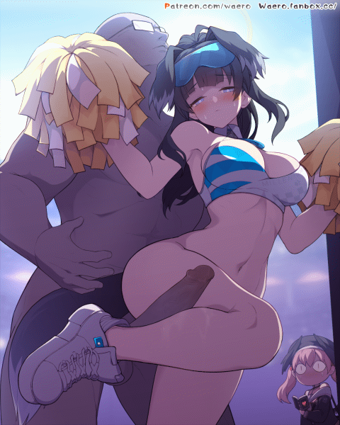 sensei, koharu, and hibiki (blue archive) drawn by waero