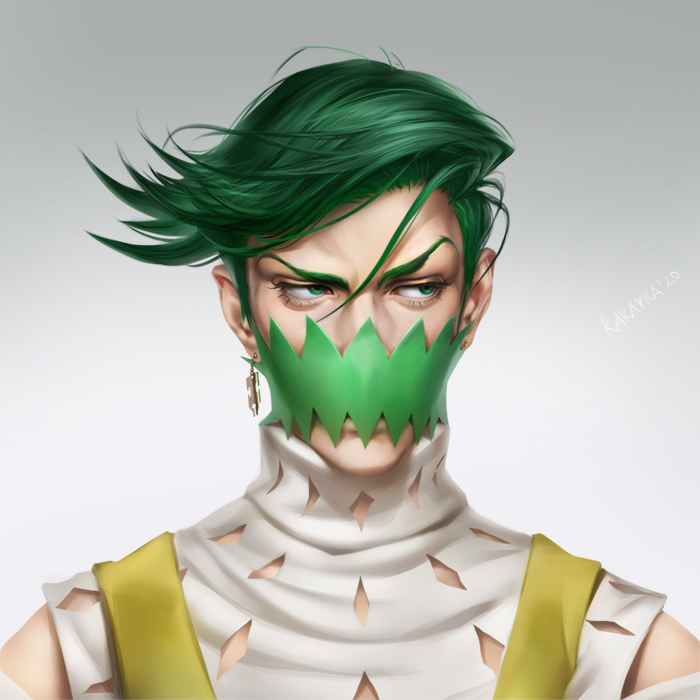 kishibe rohan (jojo no kimyou na bouken and 1 more) drawn by rakavka