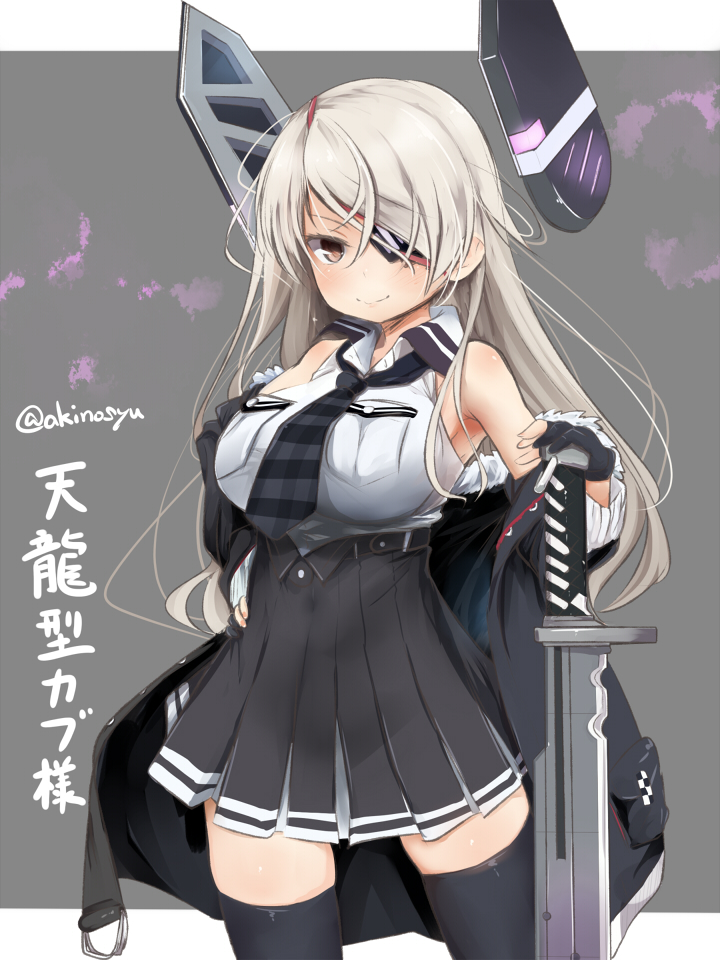tenryuu, conte di cavour, and tenryuu kai ni (kantai collection) drawn by akino_shuu