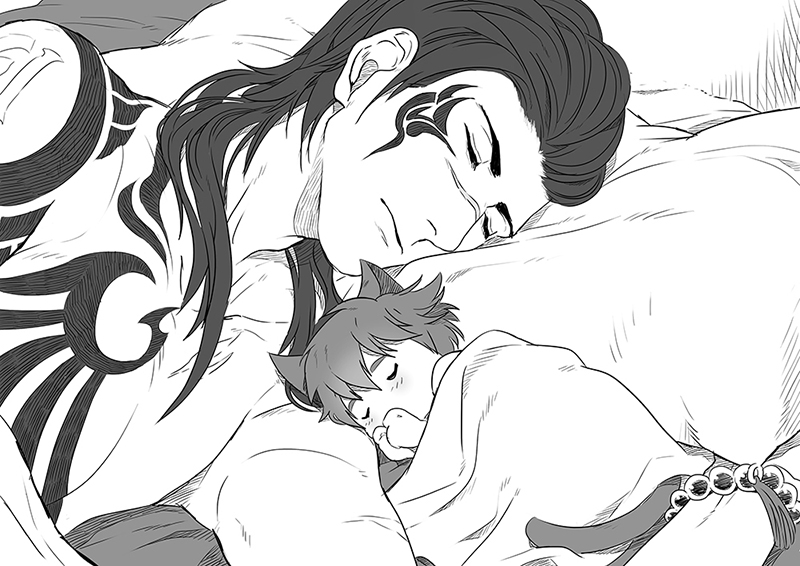 seragaki aoba and koujaku (dramatical murder) drawn by magehikari