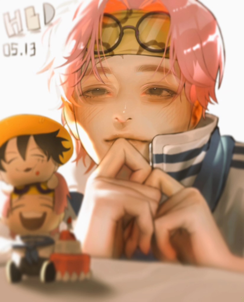 monkey d. luffy and koby (one piece) drawn by ssxssss_848