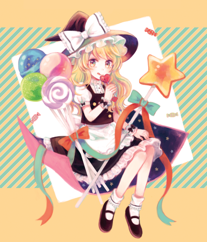 kirisame marisa (touhou) drawn by mozukuzu_(manukedori)