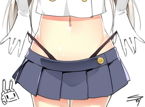 shimakaze and rensouhou-chan (kantai collection) drawn by sky-freedom