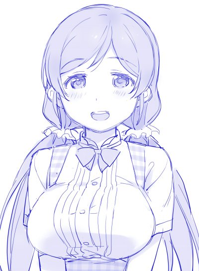 tojo nozomi (love live! and 1 more) drawn by duke_(inu_daimyou)