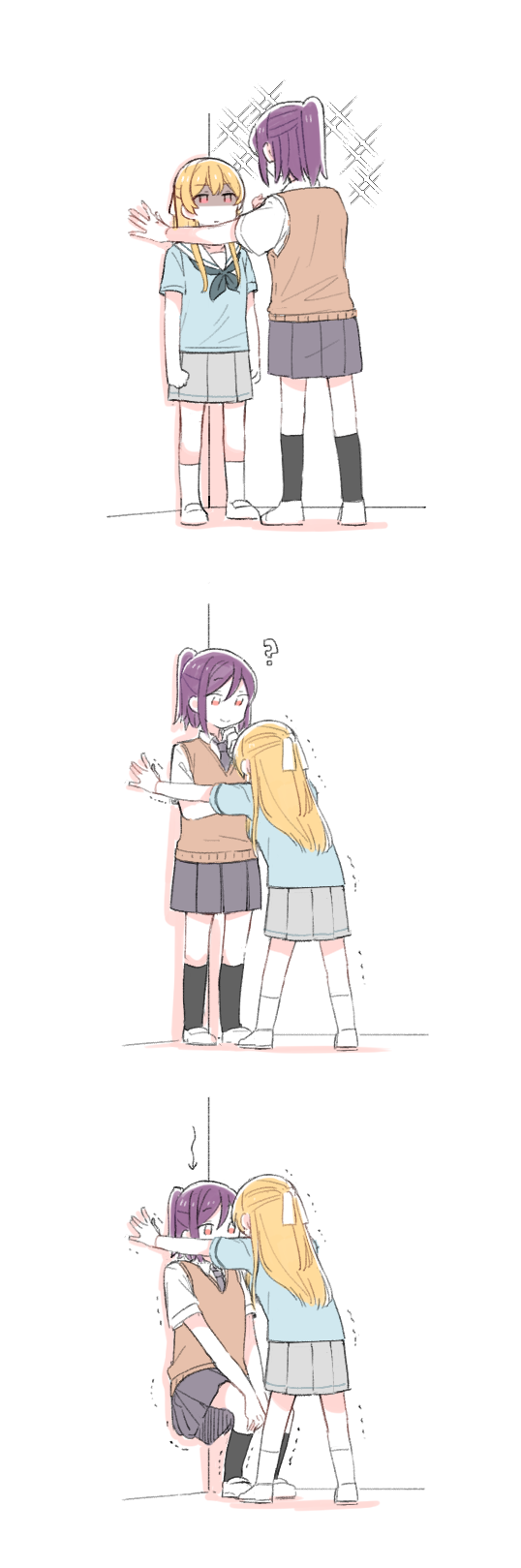 shirasagi chisato and seta kaoru (bang dream!) drawn by bowwow_(hamju94)