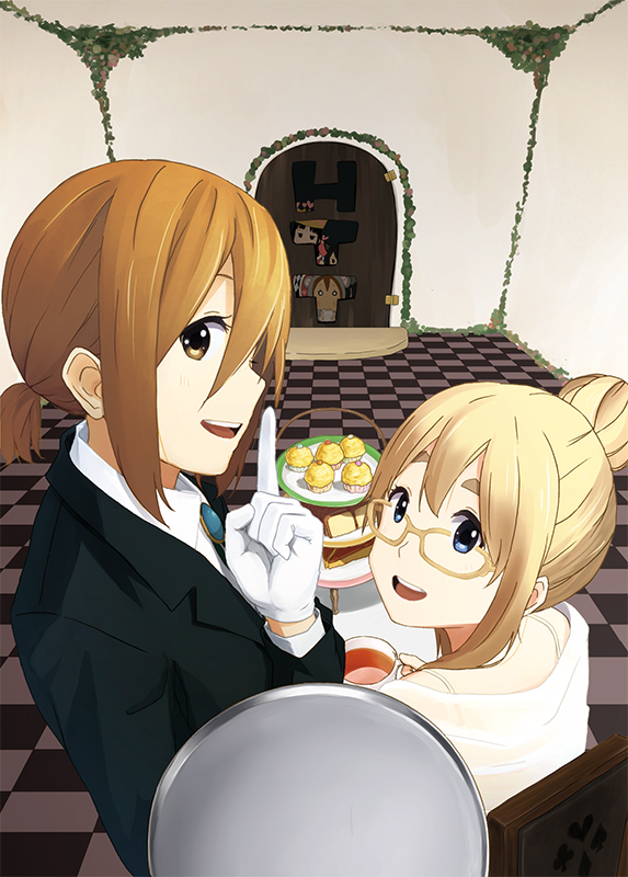 akiyama mio, nakano azusa, hirasawa yui, tainaka ritsu, and kotobuki tsumugi (k-on!) drawn by zasshu_tamashii