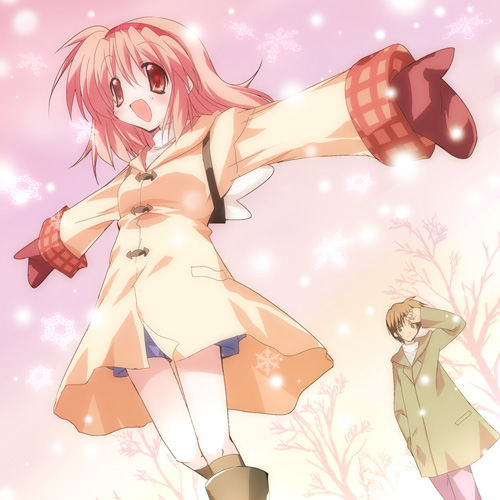 tsukimiya ayu and aizawa yuuichi (kanon) drawn by paco