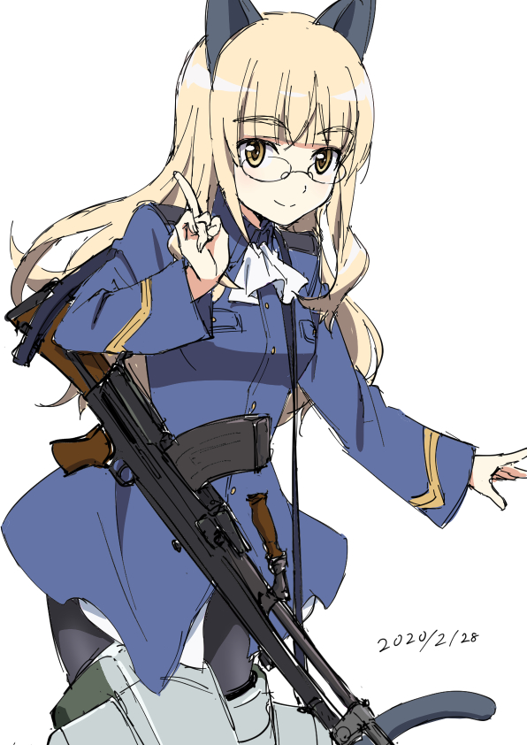 perrine h. clostermann (world witches series and 1 more) drawn by sakakibara_taiga