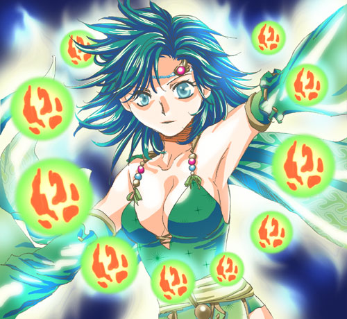 rydia (final fantasy and 1 more) drawn by kimagureneko