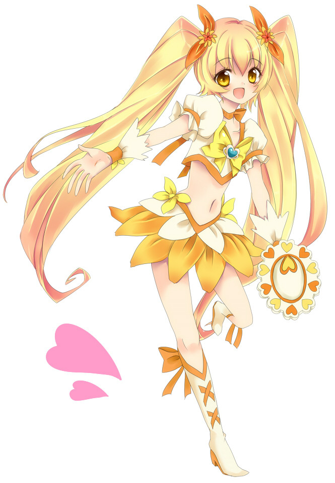 myoudouin itsuki and cure sunshine (precure and 1 more) drawn by uzuki_aki