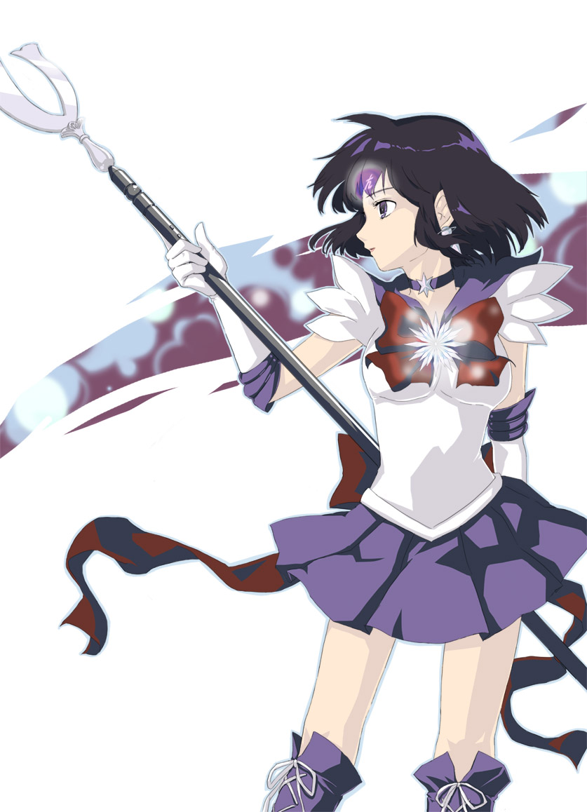 tomoe hotaru and sailor saturn (bishoujo senshi sailor moon) drawn by hl_(spk)