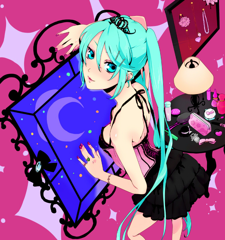 hatsune miku (vocaloid and 1 more) drawn by numeri