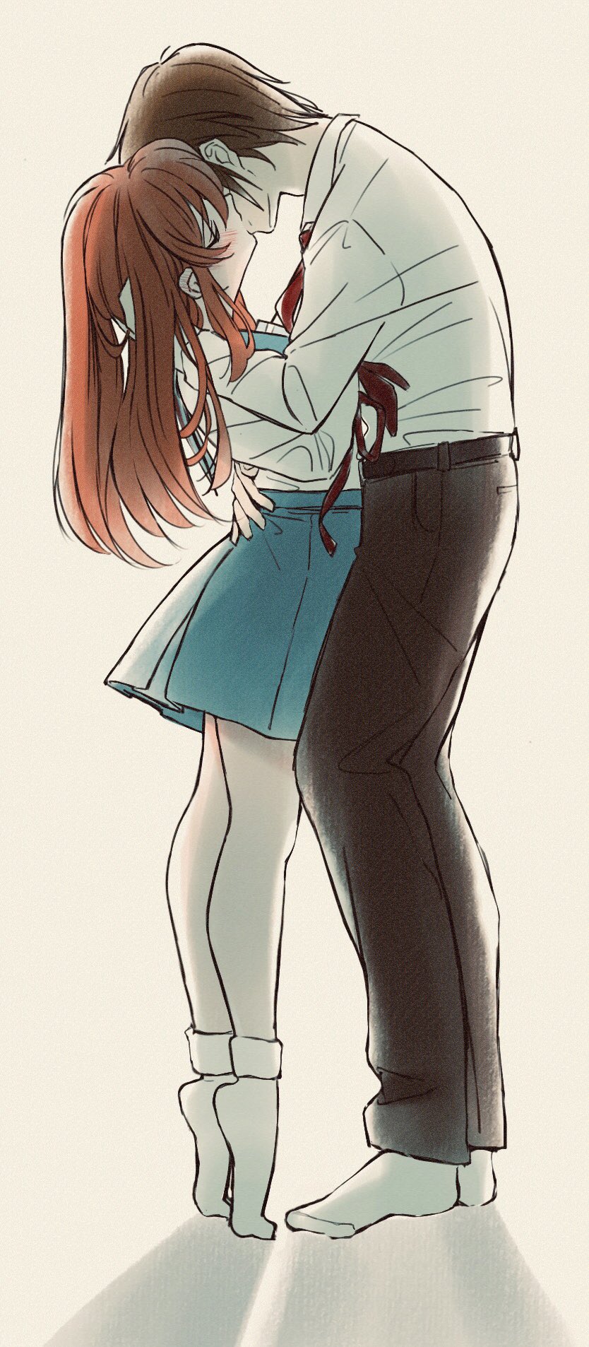 asahina mikuru and koizumi itsuki (suzumiya haruhi no yuuutsu) drawn by 621_joker_123