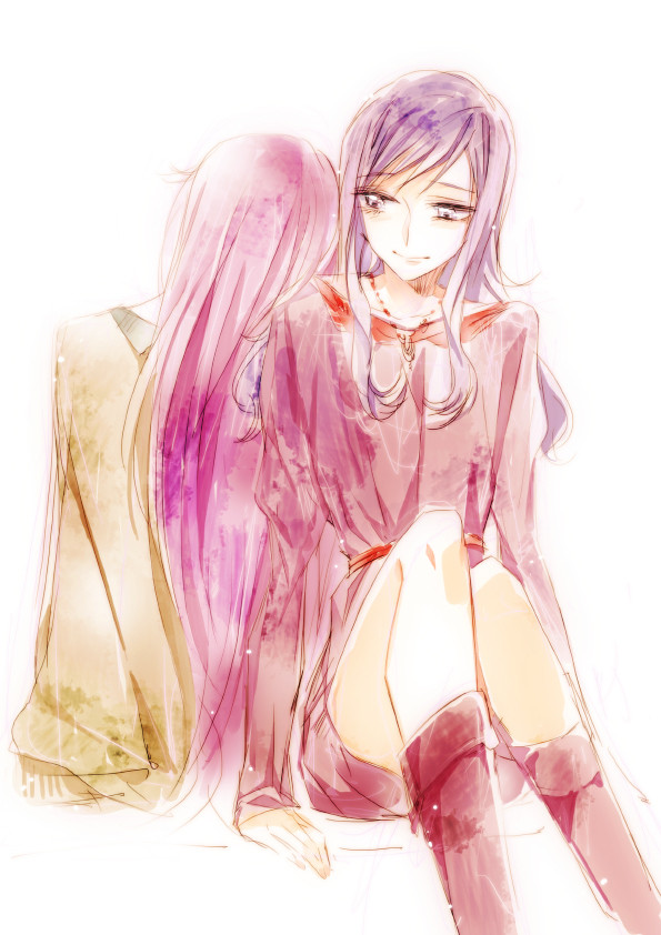 tsukikage yuri and kurumi momoka (precure and 1 more) drawn by tima