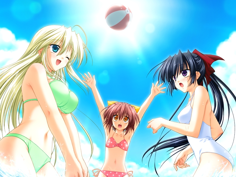 yanagi nao, hanamori hinata, and sora kirishima (kimi to koishite musubarete) drawn by asaba_yuu
