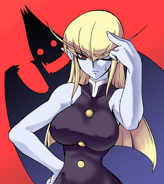 demitri maximoff and jedah dohma (darkstalkers) drawn by ruuen_rouga