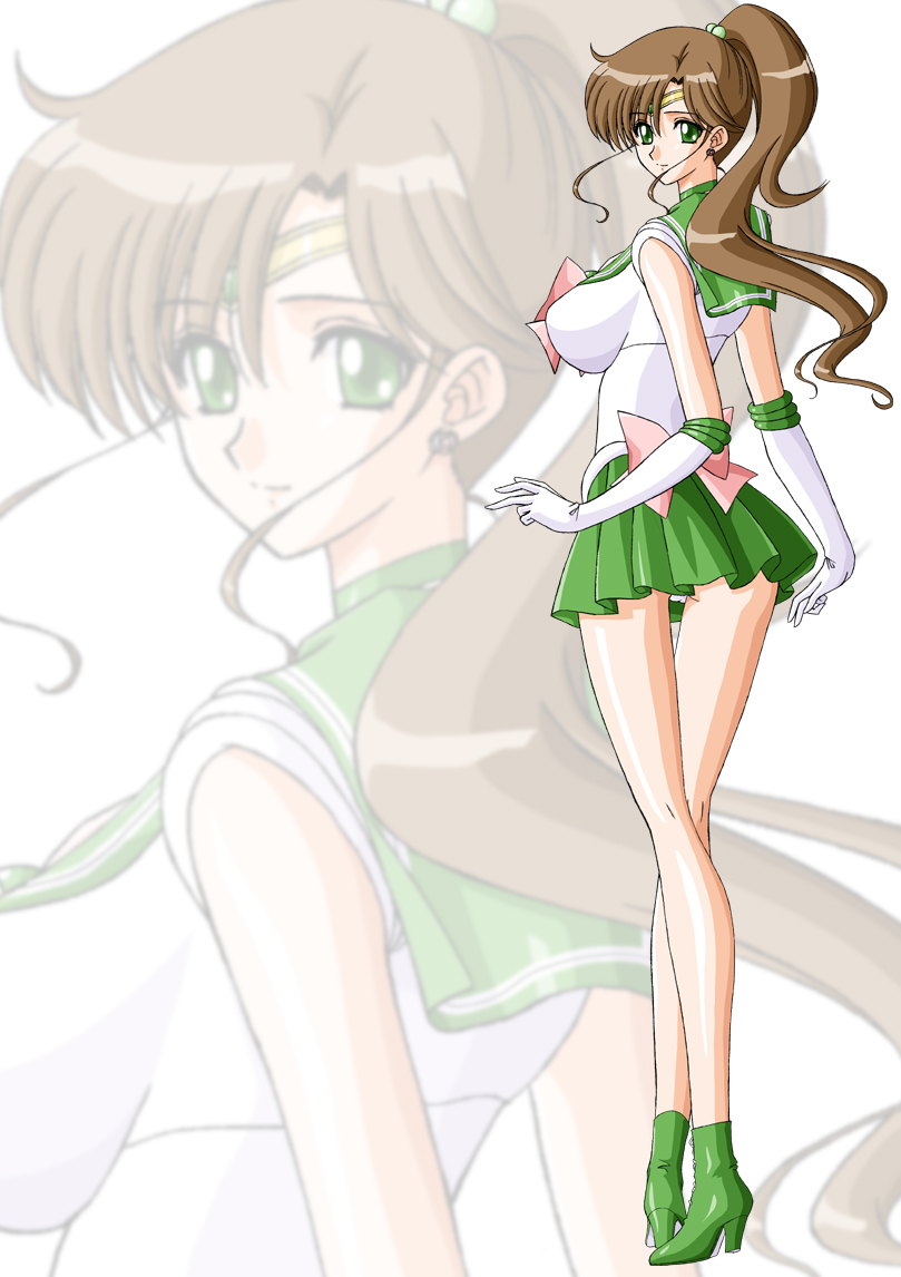 kino makoto and sailor jupiter (bishoujo senshi sailor moon) drawn by takaibiki