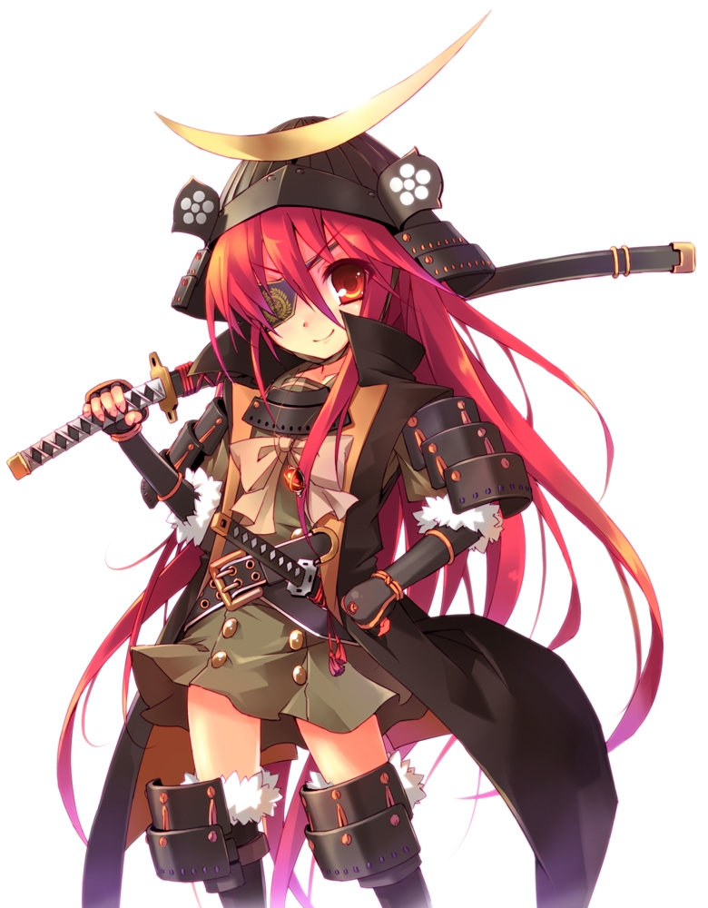 shana, alastor, and date masamune (shakugan no shana) drawn by rokushou