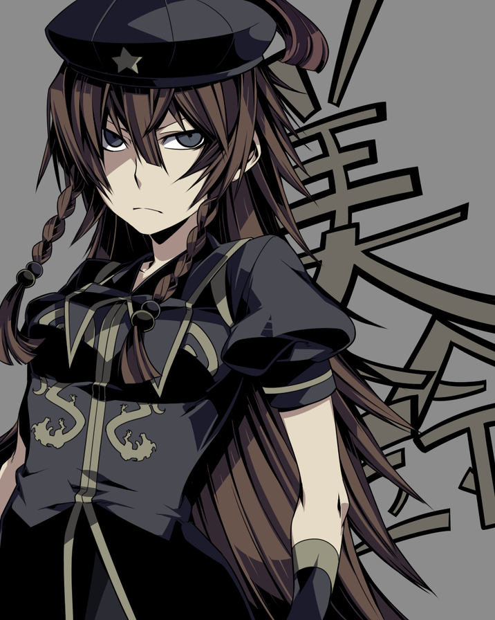 hong meiling (touhou and 2 more) drawn by keruberosu-a