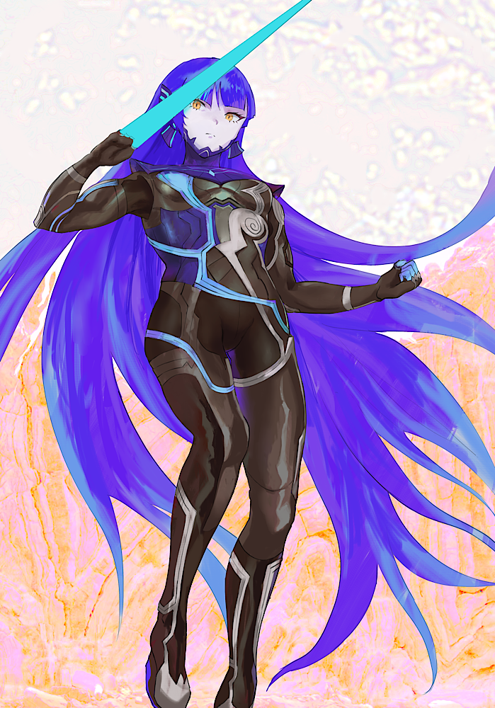 protagonist (shin megami tensei and 1 more) drawn by arqa