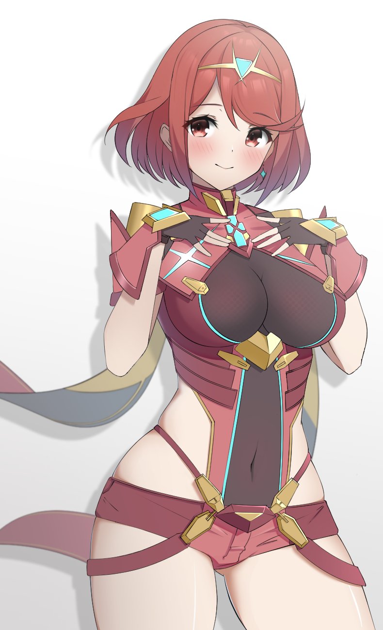pyra (xenoblade chronicles and 1 more) drawn by tsumugi_1210
