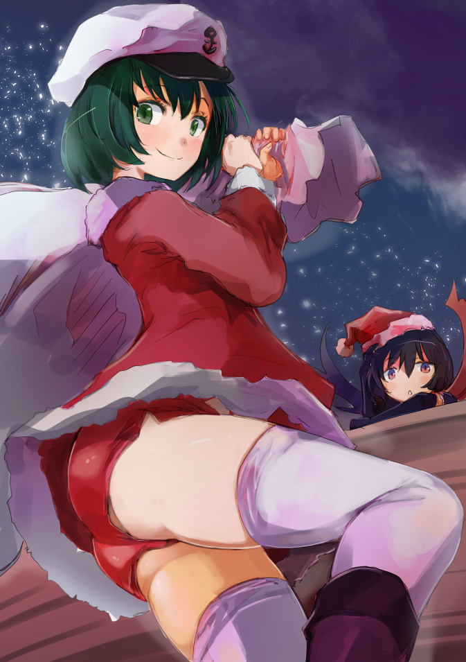 houjuu nue and murasa minamitsu (touhou) drawn by yohane