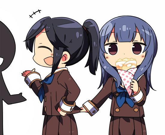 yoroizuka mizore and kasaki nozomi (hibike! euphonium) drawn by kanikama