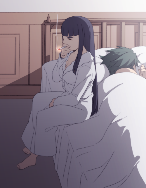 kiryuuin satsuki and sanageyama uzu (kill la kill) drawn by itou_(mogura)