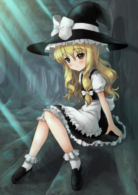 kirisame marisa (touhou) drawn by ryunnu