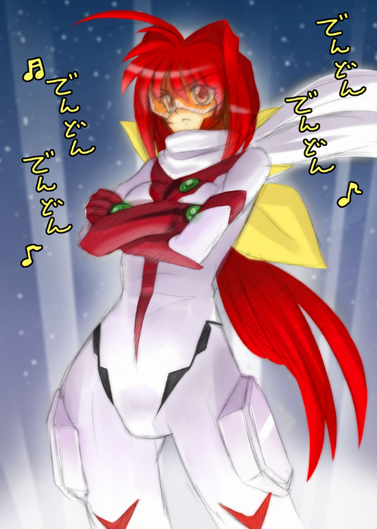 nono, kagami sumika, and buster machine 7 (muv-luv and 2 more)