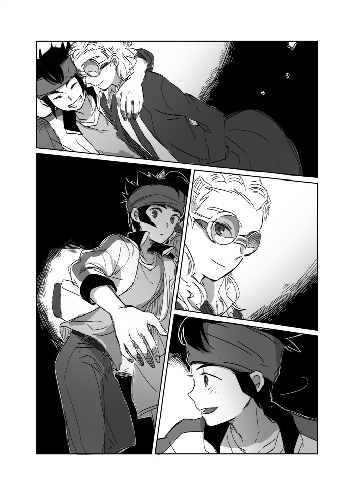 endou mamoru and kidou yuuto (inazuma eleven go and 1 more) drawn by tukemono6