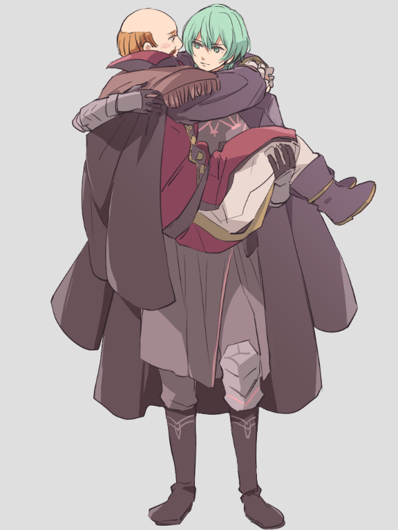 male byleth and ludwig von aegir (fire emblem and 1 more) drawn by tenjin_(ahan)