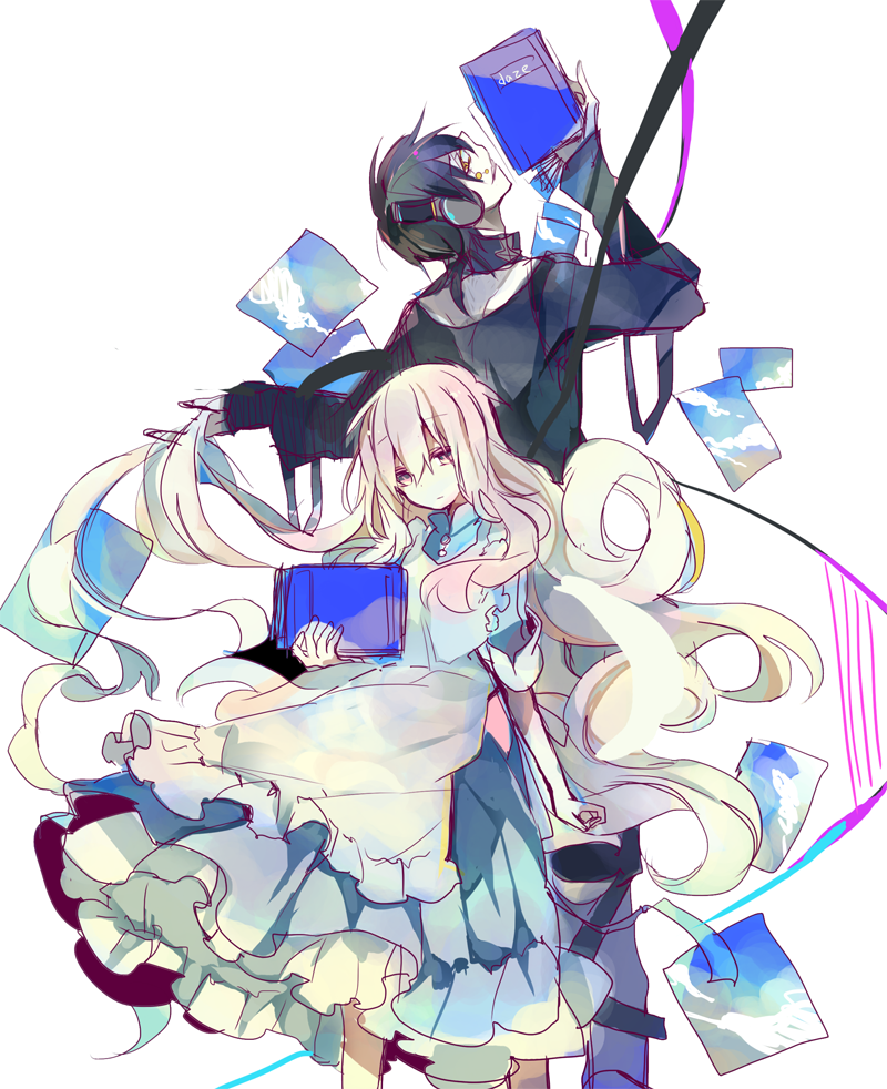 kozakura marry, konoha, and dark konoha (kagerou project) drawn by cyawa